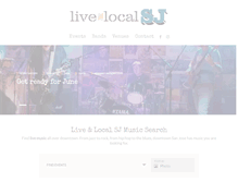 Tablet Screenshot of liveandlocalsj.com